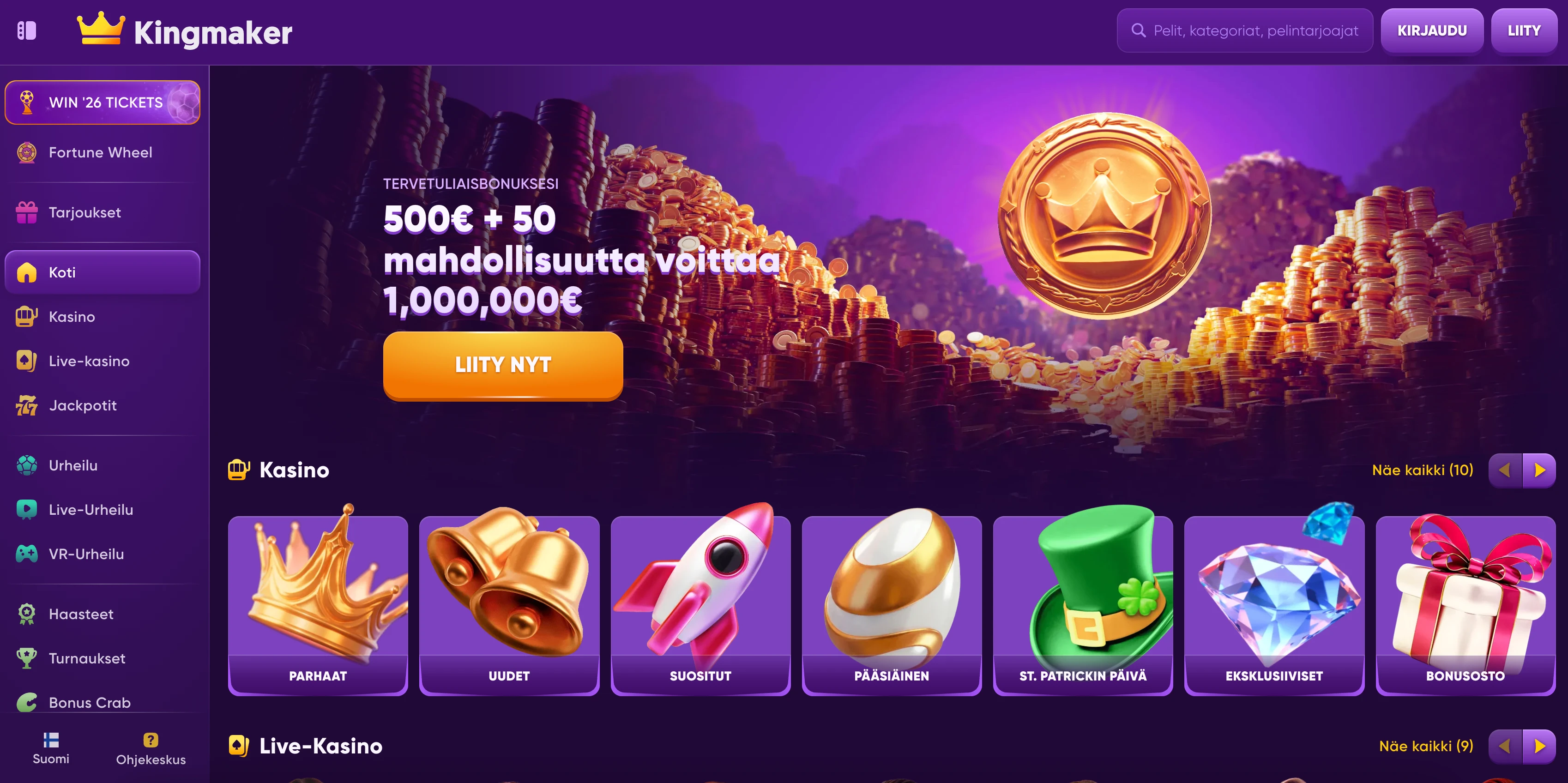 Kingmaker casino